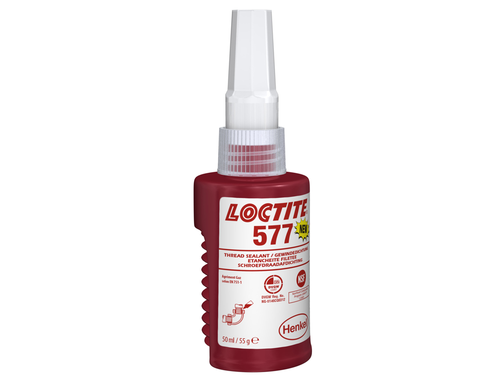 LOCTITE GEVINDSIKRING 577 50ML / GAS, OLIE OG VVS