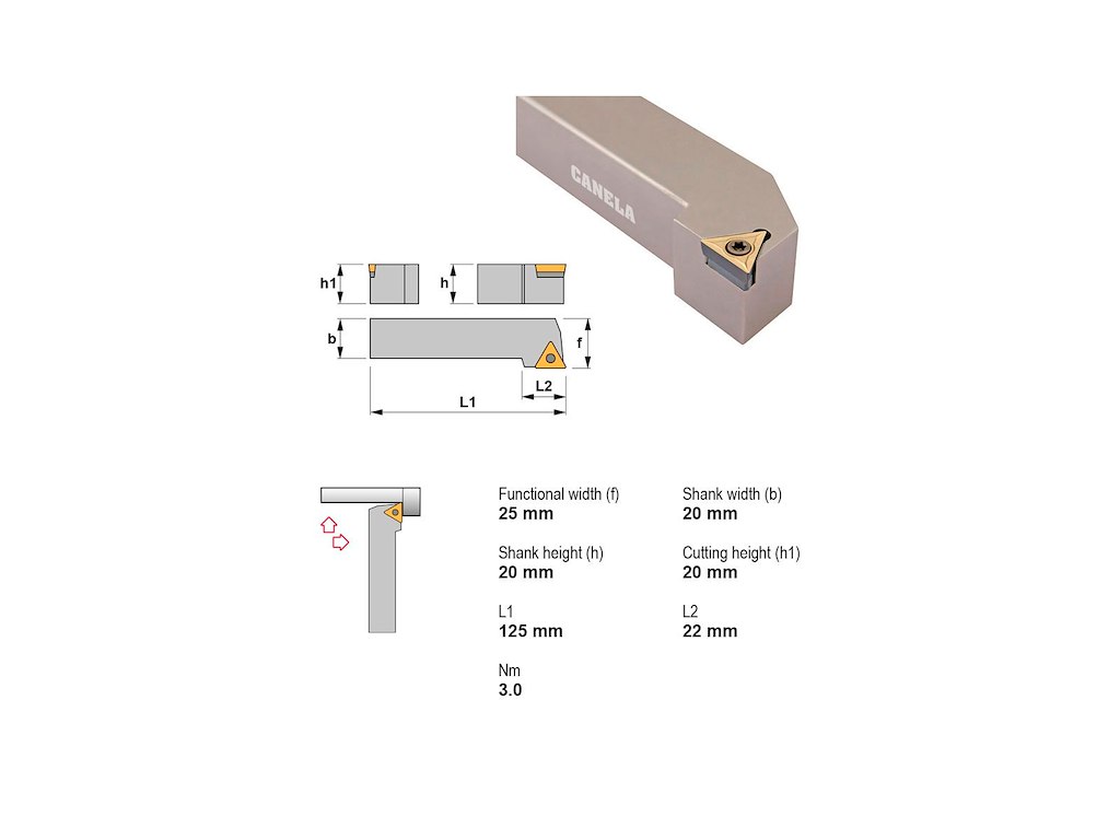 CANELA STÅLHOLDER STGCL2020K16