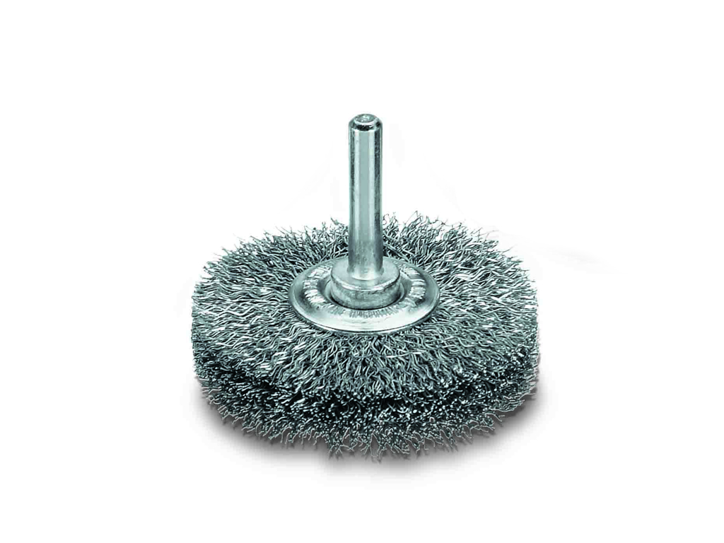RUNDBØRSTE Ø50 X 10 MM STÅL 0.30 - 6MM